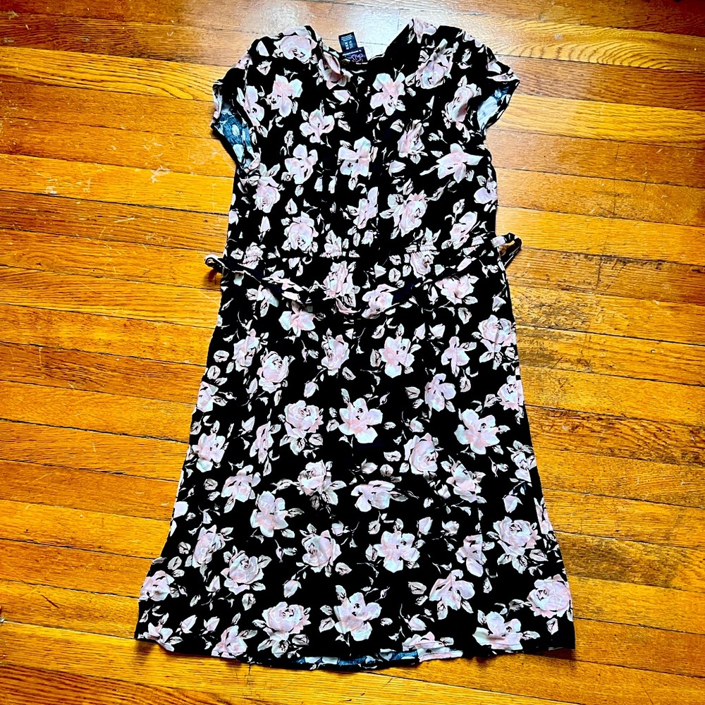 Oh, Baby by Motherhood maternity dress, pink floral, M